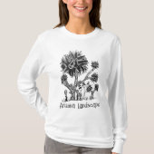 Lange mouw AZ Landschap T-Shirt (Voorkant)