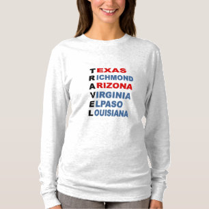 Lange mouwen T-shirt Lang Zachen vrouw TRAVEL USA