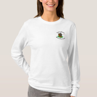 Lange mouwen voor dames - gekleurde kleuren t-shirt