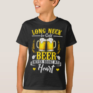 Lange nekijsbeer heeft mijn hart nooit gebroken t-shirt
