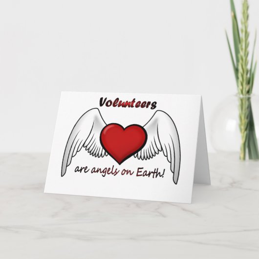 L'ange offre le carte de remerciements (Devant)