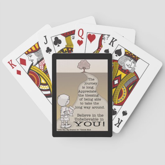 Lange reis speelkaarten (Achterkant)