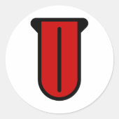 Lange 👅 ronde sticker (Voorkant)