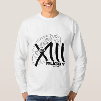 Lange roodshirt Rugby a XIII T-shirt