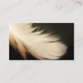 L'ange s'envole des cartes de visite de blanc de