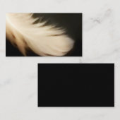 L'ange s'envole des cartes de visite de blanc de (Devant / Derrière)