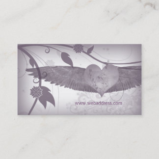 L'ange s'envole le carte de visite chrétien