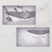 L'ange s'envole le carte de visite chrétien (Devant / Derrière)