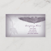 L'ange s'envole le carte de visite chrétien (Dos)