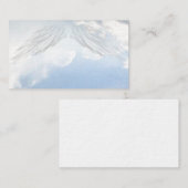 L'ange s'envole les cartes de visite spirituels (Devant / Derrière)