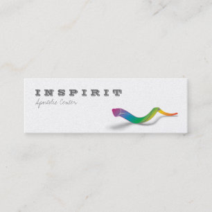 Lange Shofar (regenboog) Mini Visitekaartje