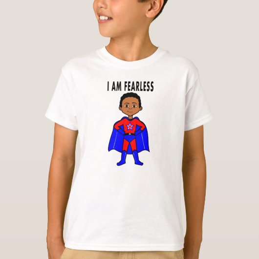Lange sleeves superheld I'N FEARLESS T-shirt boys (Voorkant)