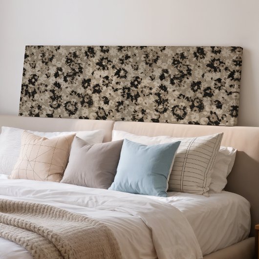 Lange smalle moderne bloemendoek gewikkeld canvas afdruk