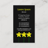 Lange stoomventiel II - zwart Visitekaartje (Achterkant)