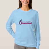 Lange T-Shirt-loophoes: overbelast T-shirt (Voorkant)