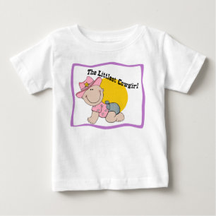 Lange T-shirt van de kleinste Cowgirl Baby