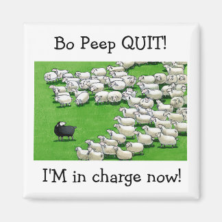 Lange verloren lamp: Bo Peep QUIT! Magneet