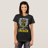 Lange vrouw van een brutale oude lijnman t-shirt (Voorkant volledig)