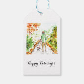 Lange Wandeling Thuis Cadeaulabel (Voorkant)