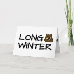 Lange winter kaart