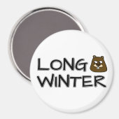 Lange winter magneet (Voorkant / Achterkant)