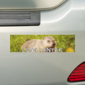 Lange winterbumper bumpersticker (Op auto)