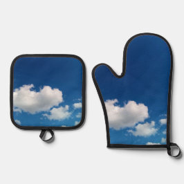 Lange zachte wolk ovenwant & pannenlap set