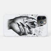 Lange zwarte spijkers & Crystal Energy Magic  Case-Mate iPhone Case (Achterkant (horizontaal))
