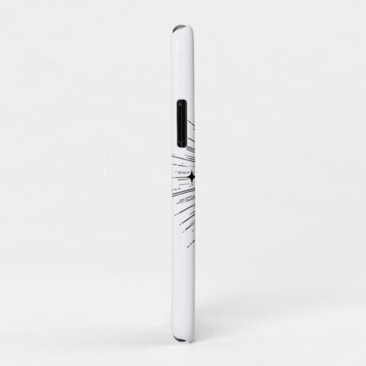 Lange zwarte spijkers & Crystal Energy Magic  Case-Mate iPhone Case (Achterkant/rechts)