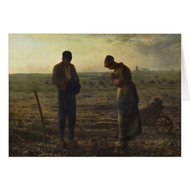 L'Angelus de Jean-François Millet (Devant horizontal)