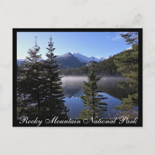 Langen Peak in Beer Lake Rocky Mountain Natl Park Briefkaart