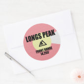 Langen Peak Ronde Sticker (Envelop)