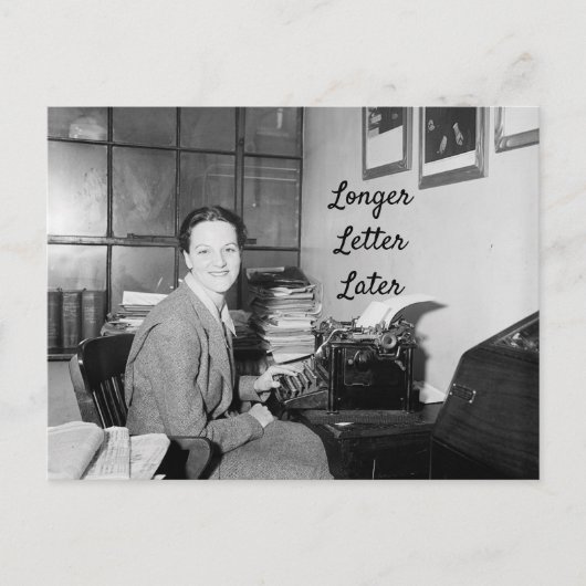 Langer Letter later Briefkaart (Voorkant)