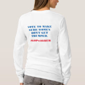 Langgeslapte T-Shirt Republikeinse vrouwen voor Hi (Achterkant)