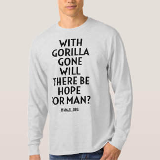 Langgesleept shirt met Ishmael-iconisch citaat.