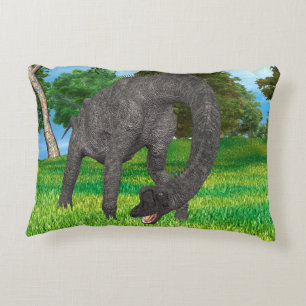 Langhals Dinosaurus Jungle Avontuur Decoratief Kussen