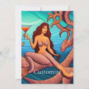 langharige Martini zeemeermin Thunder_Cove Kaart