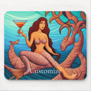 langharige Martini zeemeermin Thunder_Cove Muismat
