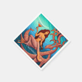 langharige Martini zeemeermin Thunder_Cove Servet (Hoek)