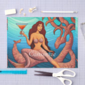 langharige Martini zeemeermin Thunder_Cove Tissuepapier (Craft)