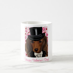 Langharige Rode Doxie Koffiemok