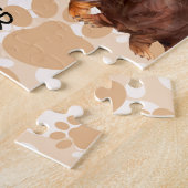 langharige teckel legpuzzel (Zijkant)