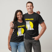 langharige witte chihuahua t-shirt (Unisex)