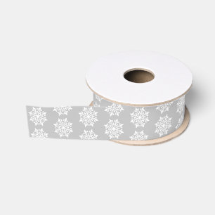Langkorrelige koolstof-sneeuwvlokken grosgrain lint