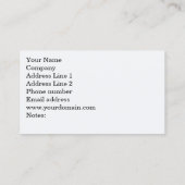 L'anglais comme Carte de visite de langue seconde (Dos)