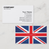 L'anglais Stype de carte de visite (Devant / Derrière)