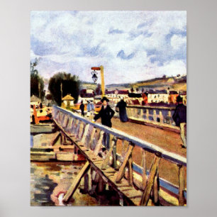 Langland Bay door Alfred Sisley Poster