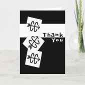 Langlauf lopen dank u kaart (Voorkant)