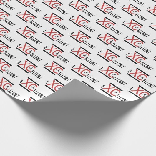 Langlauf met XC eXCellent-inpakpapier Cadeaupapier (Hoek)