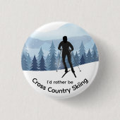 langlauf ontwerp ronde button 3,2 cm (Voorkant)
